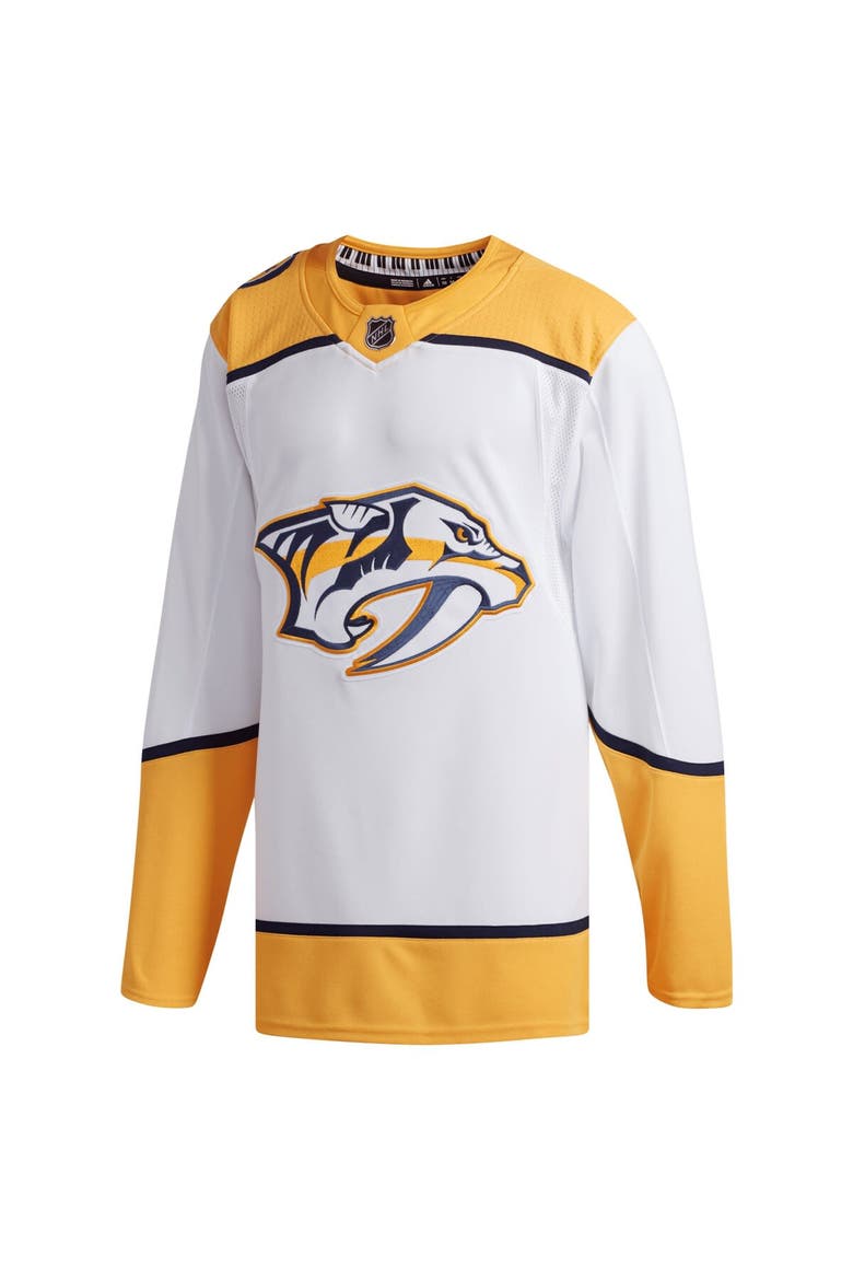 Men's adidas White Nashville Predators Away Authentic Jersey, Alternate, color, White