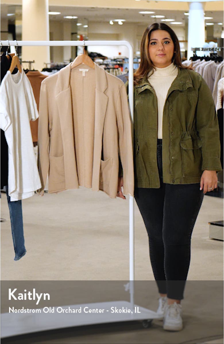 Knit Organic Cotton Blazer, sales video thumbnail