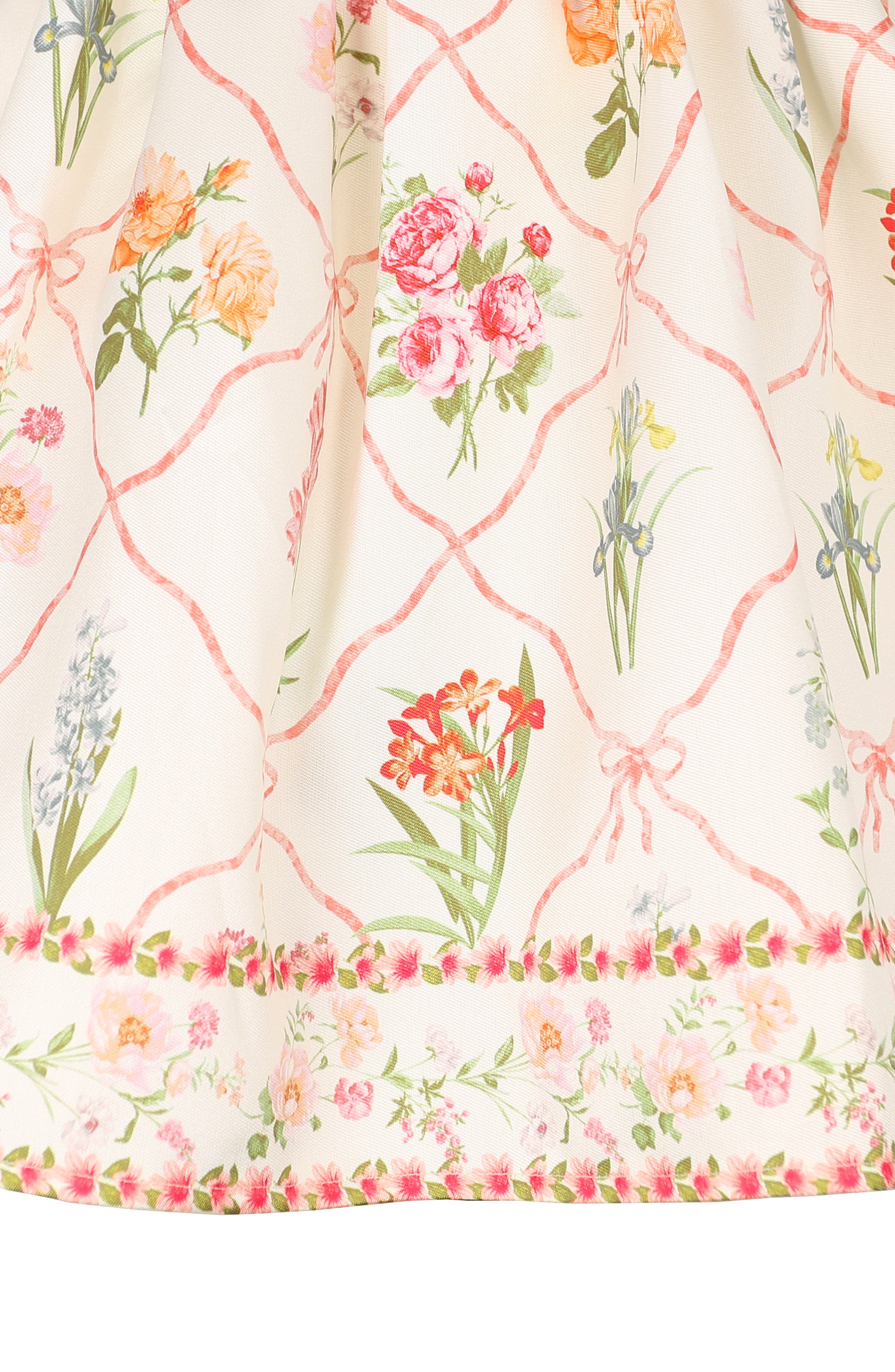 Zunie Kids' Border Print Mikado Party Dress — фото 4