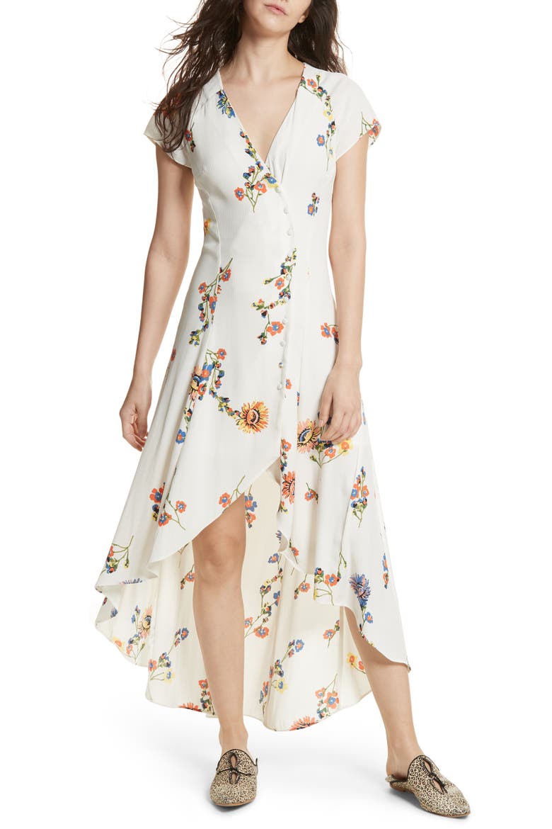 Lost in You Midi Dress, Main, color, WHITE
