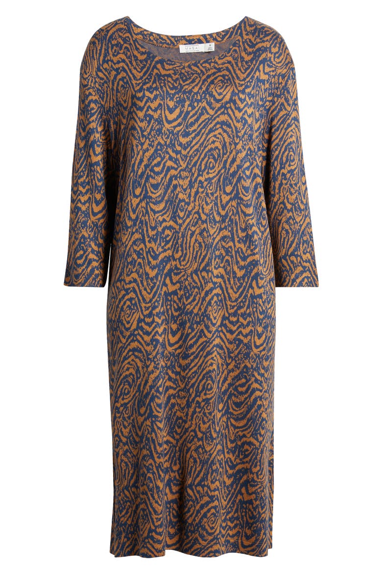 Nikita Print Long Sleeve Dress, Alternate, color, MOONLIT OCEAN
