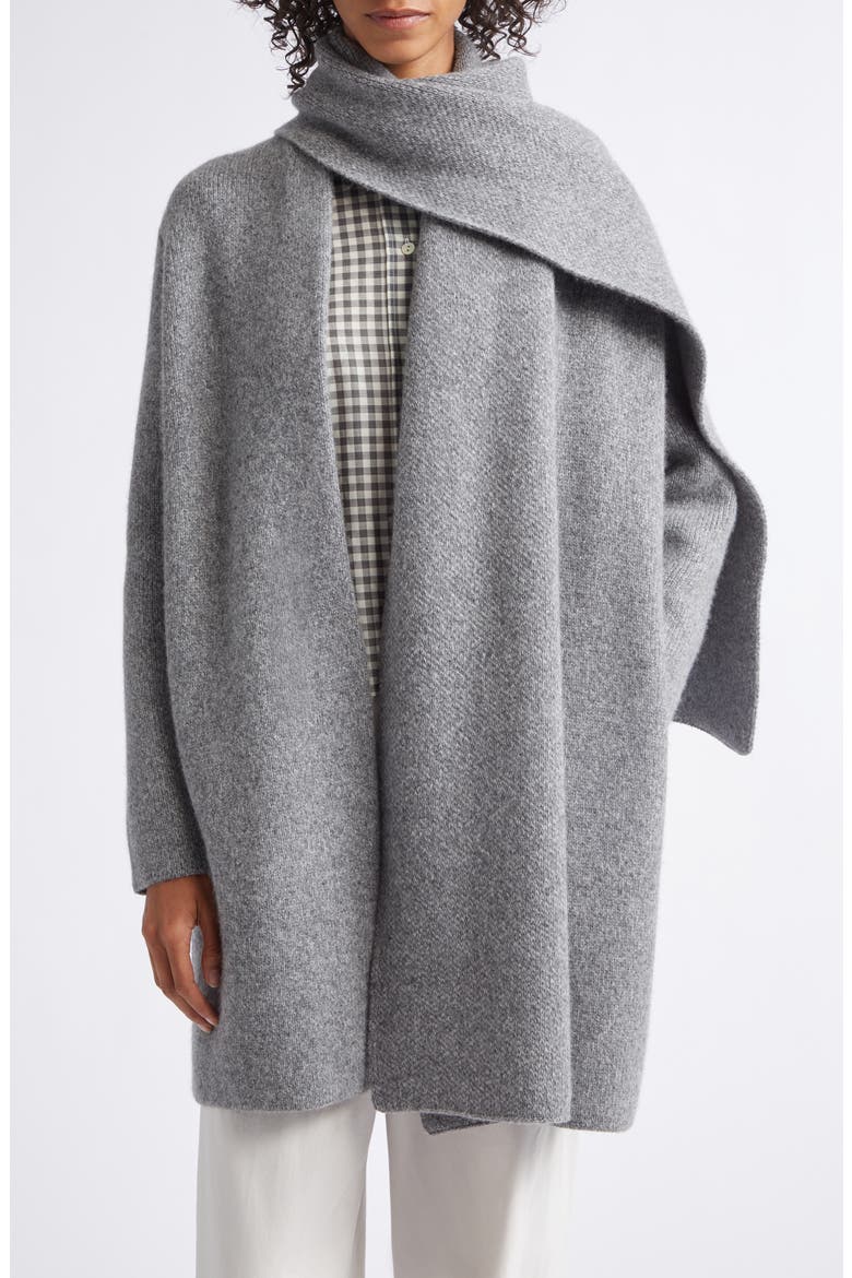Drape Sweater Coat, Main, color, MEDIUM HEATHER GREY