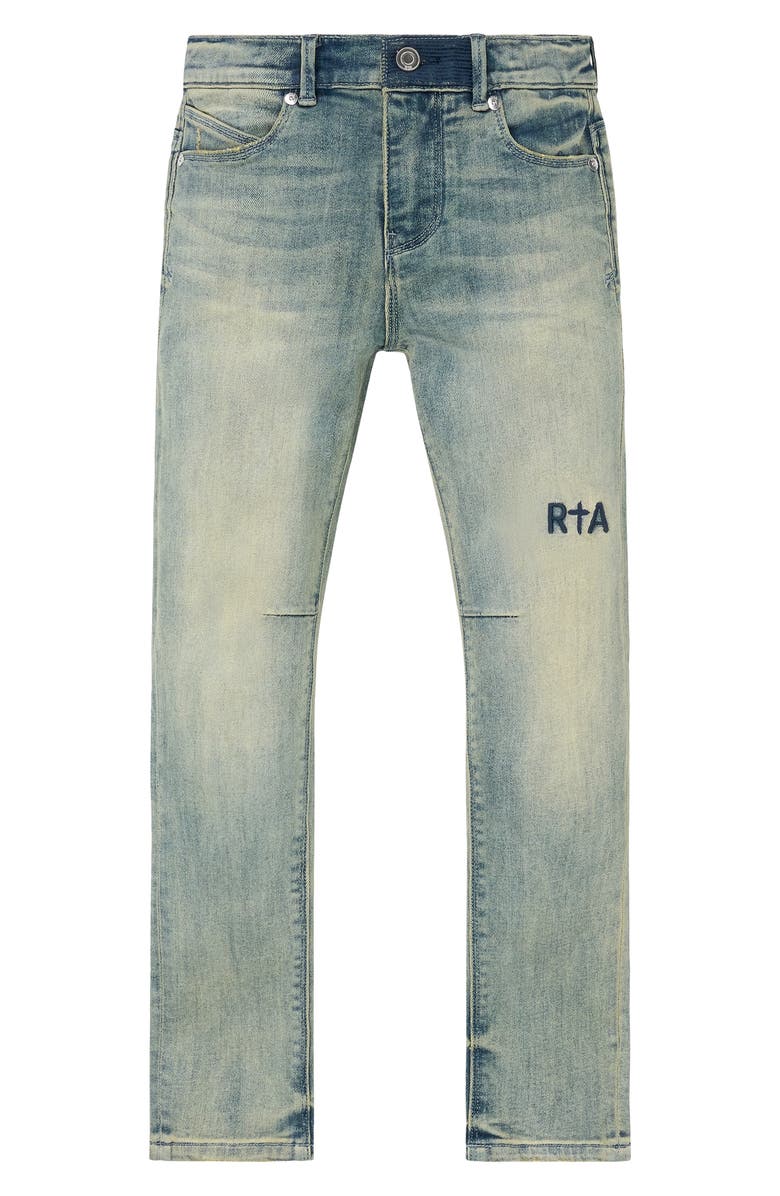 RtA Kids' Benson Skinny Jeans, Main, color, Dawn Wave