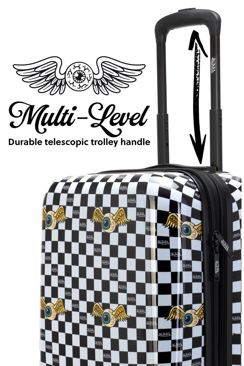 Vision Board Expandable Hardside Spinner Carry-on Suitcase, Alternate, color, Vision Board