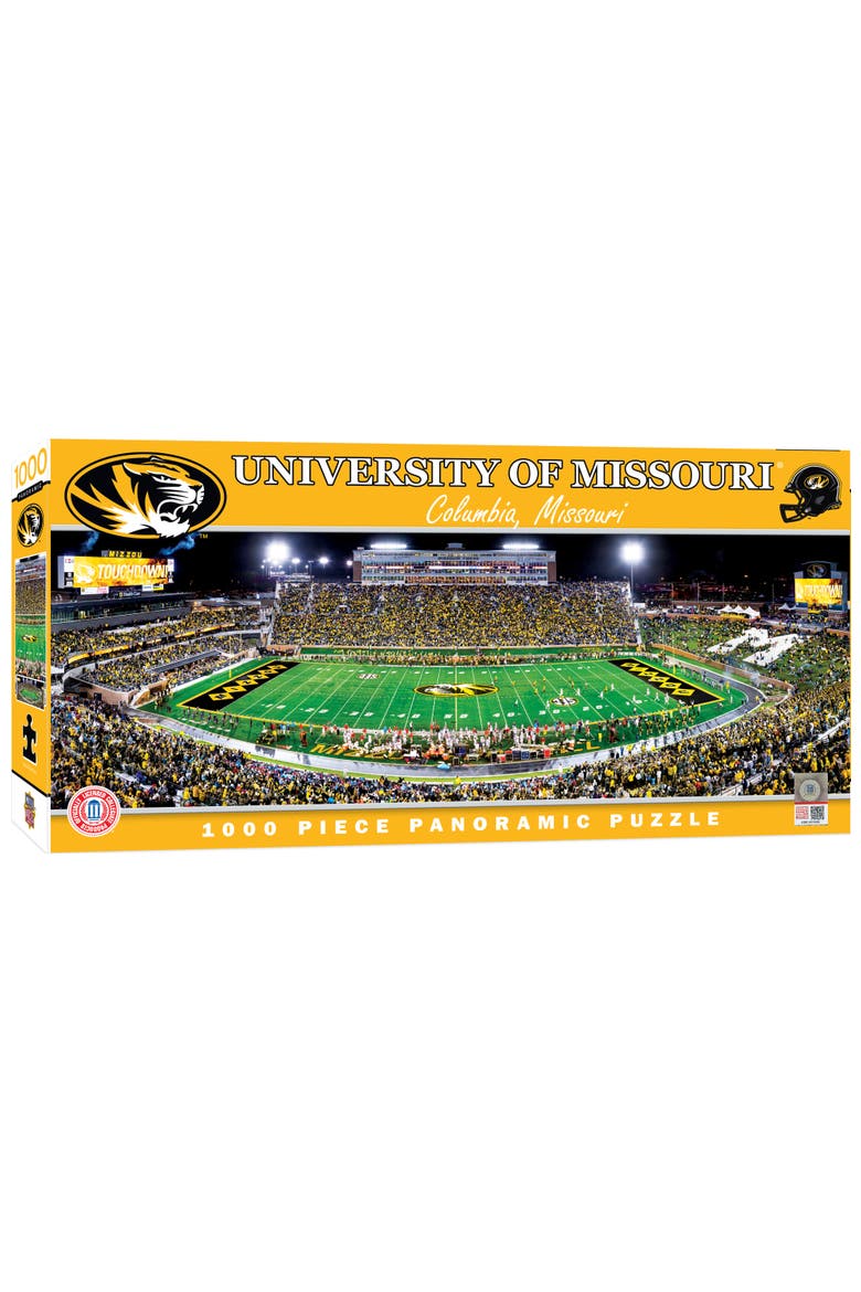 Missouri Tigers 1000pc Panoramic Puzzle, Main, color, Multicolor