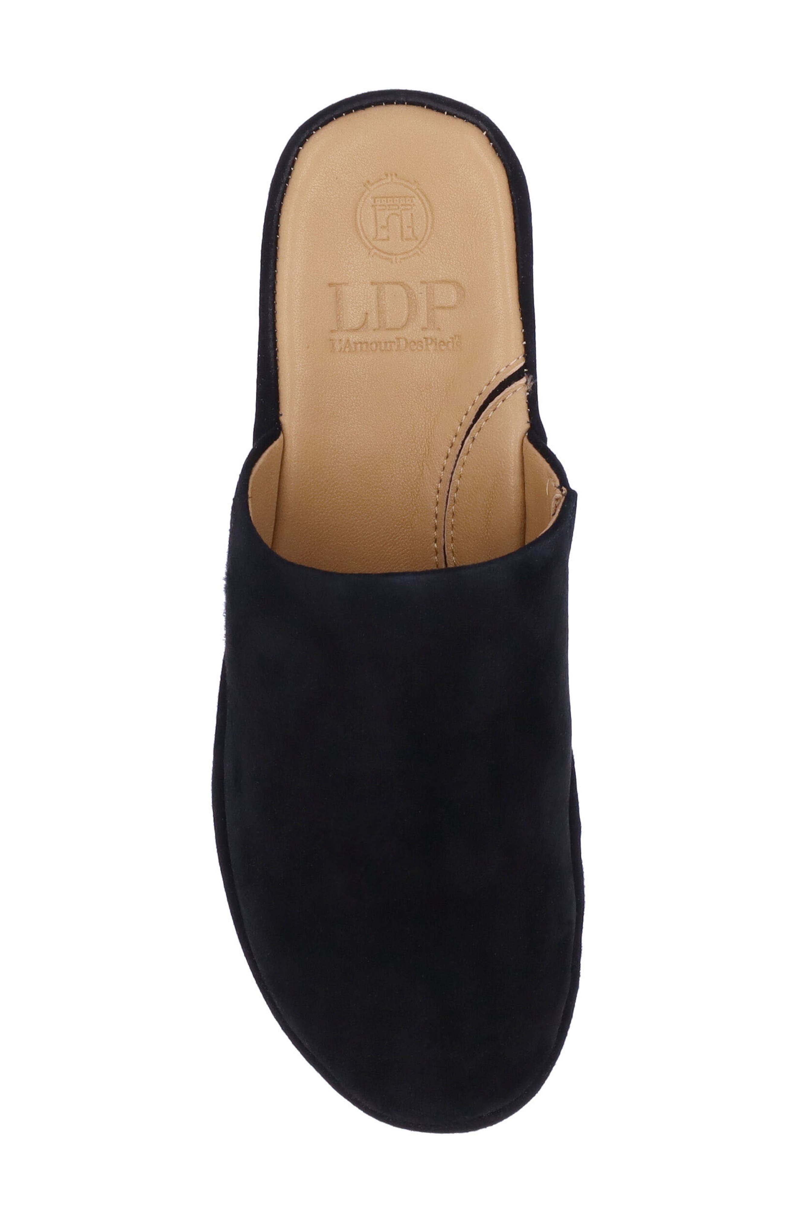 L'Amour des Pieds Cady Platform Wedge Mule, Alternate, color, Black