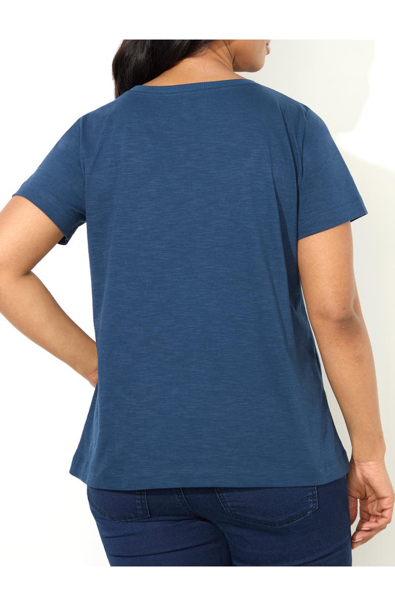 Live Unlimited Jersey Embroidered T - Shirt, Alternate, color, Blue