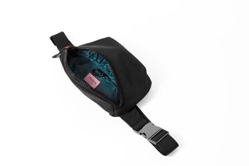 Kibou Wallet Bag Vegan Leather Crossbody Fanny Pack In Black