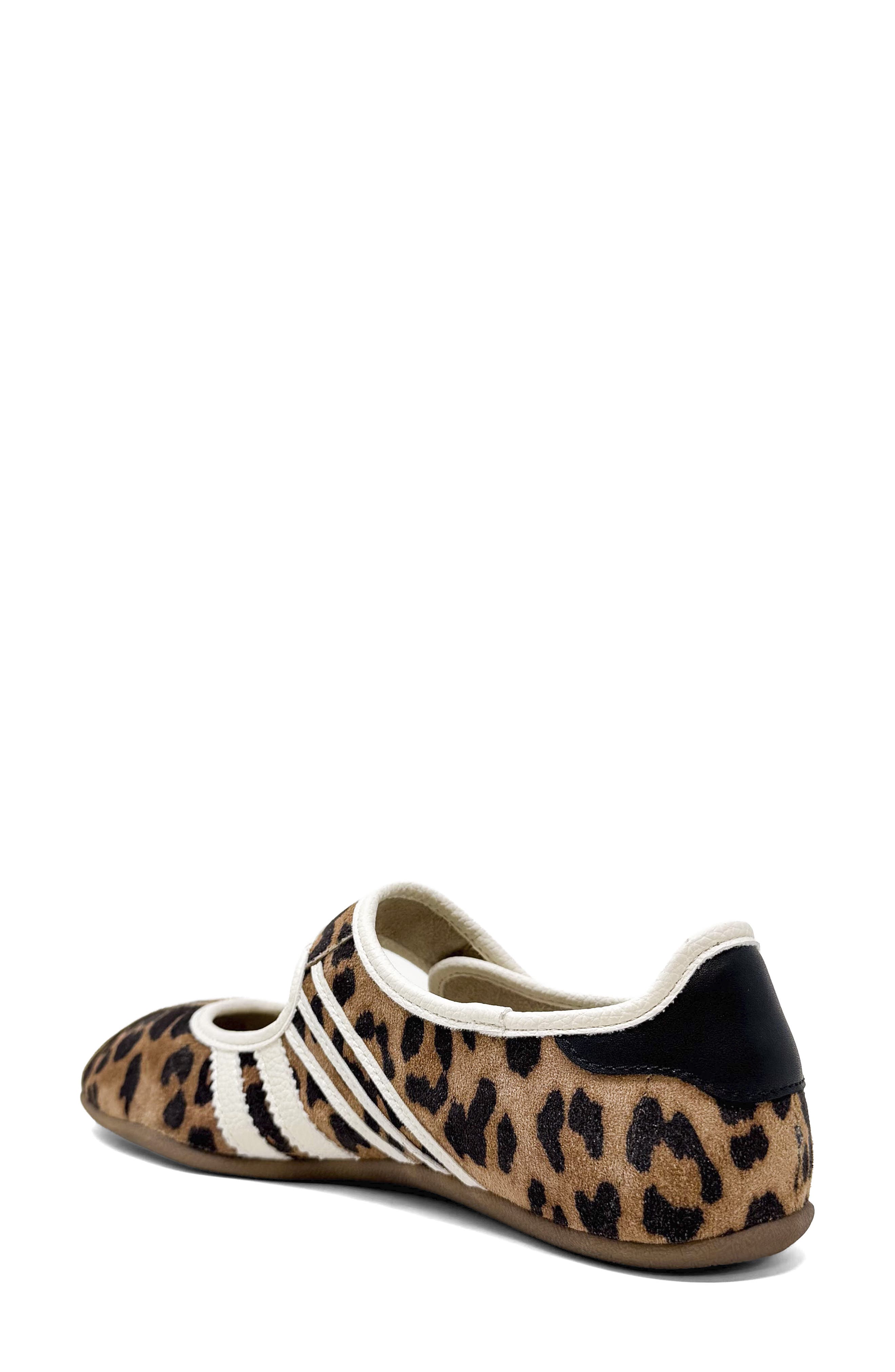 Peyton Faux Leather Mary Jane Sneaker, Alternate, color, LEOPARD