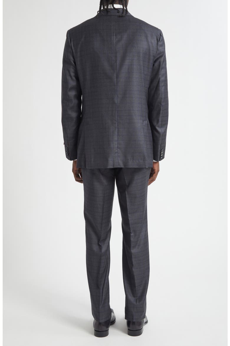 Sanita Check Super 150s Merino Wool Suit, Alternate, color, GREY