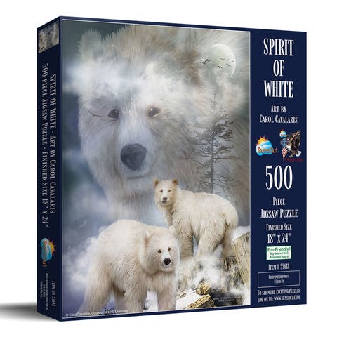 Spirit of White Bears 500 piece Jigsaw Puzzle for Adults