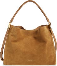 Veronica Beard Beard Vida Suede Shoulder Bag