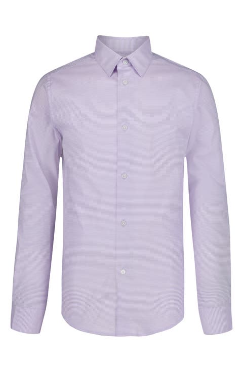 Kids' Stretch Button-Up Shirt (Big Kid)
