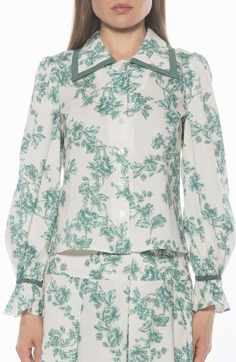 Shannan Tipped Collar Button-Up Shirt