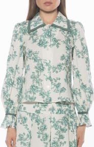 Alexia Admor Shannan Tipped Collar Button-Up Shirt