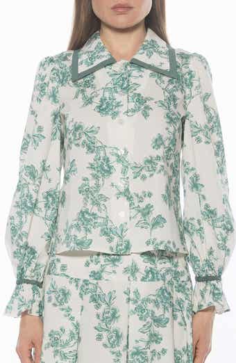 Alexia Admor Shannan Tipped Collar Button-Up Shirt