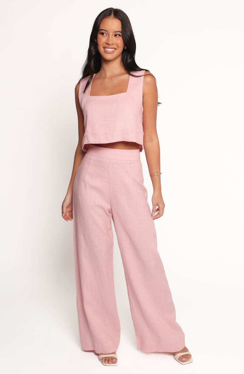 Devlin Wide Leg Linen Pants