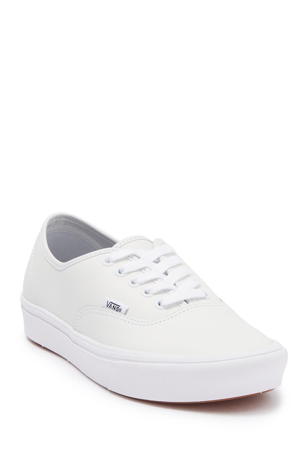 Vans Comfy Cush Leather Sneaker, Alternate, color, 