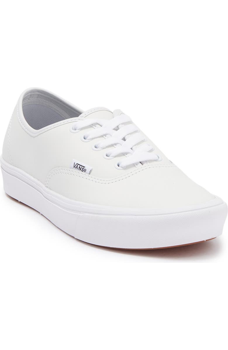 Vans Comfy Cush Leather Sneaker, Alternate, color,