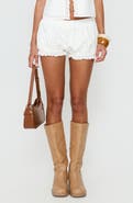 Princess Polly Better Days Broderie Trim Bloomer Shorts