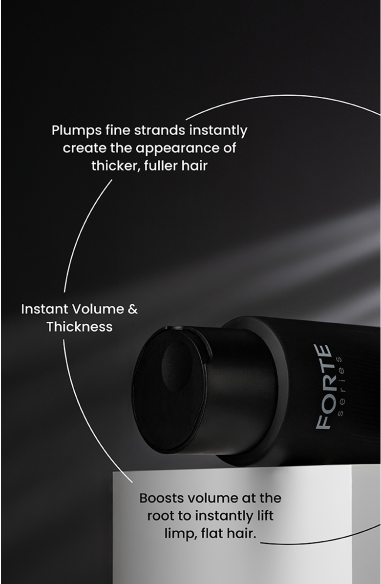 Forte Series Volumizing Shampoo. Lightweight Cleanse, Root Lift & Fuller-Looking Hair, Alternate, color, Black