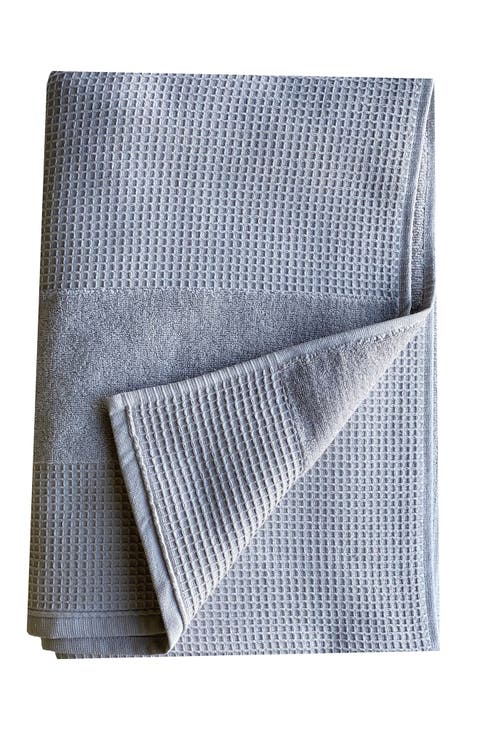 Waffle Terry Bath Sheet - Set of 2