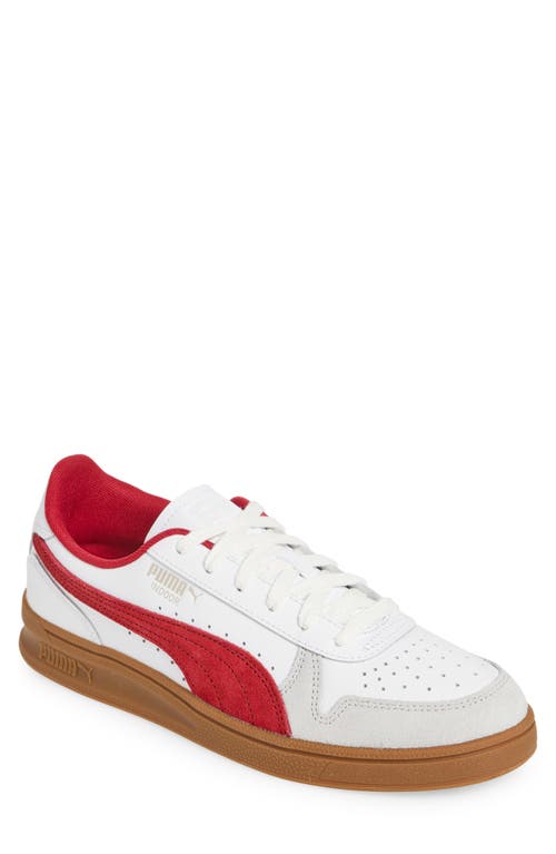 Puma Indoor Og Sneaker In  White-dark Crimson-gum