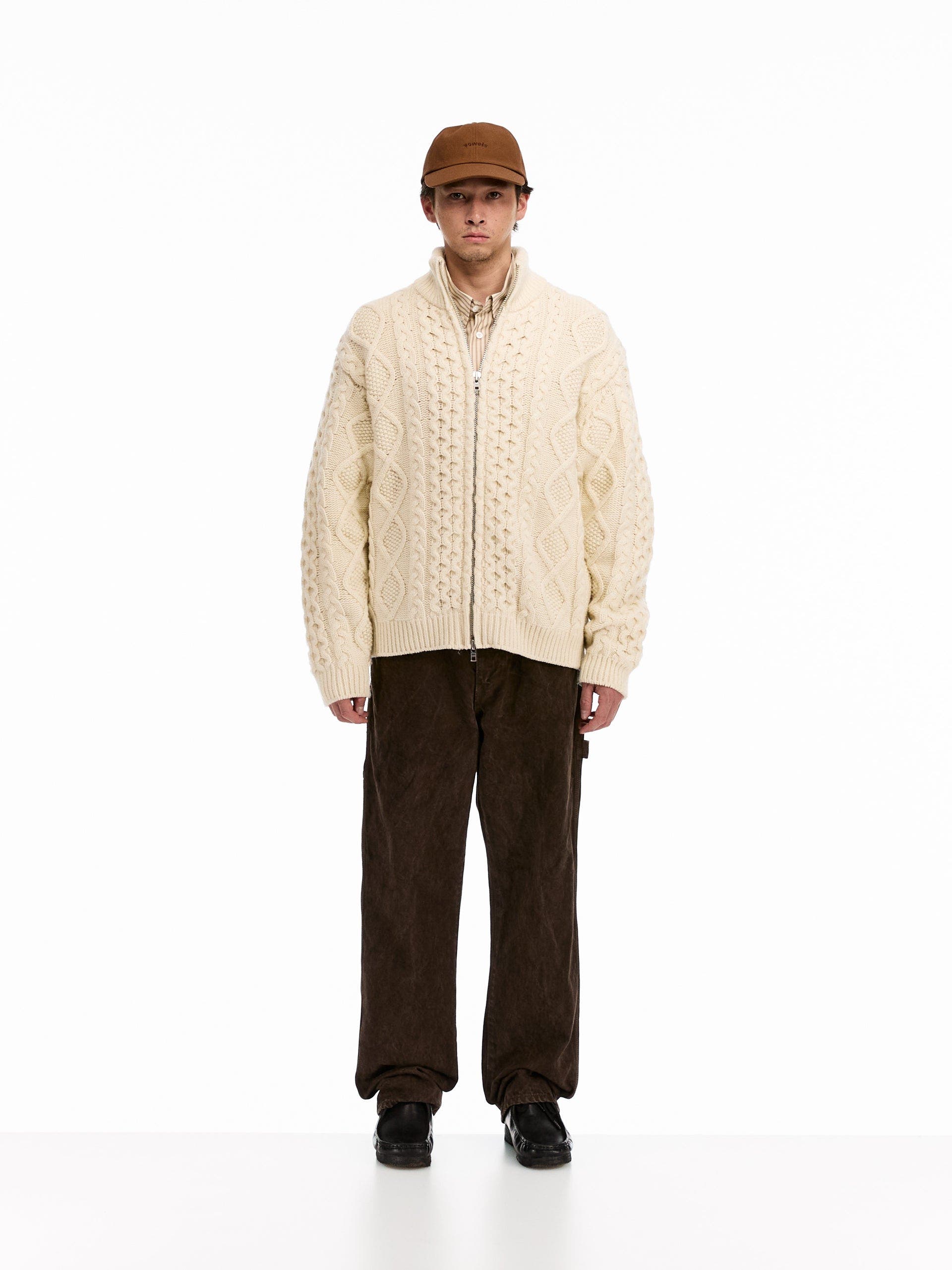 Cable Knit Zip Up - image 4