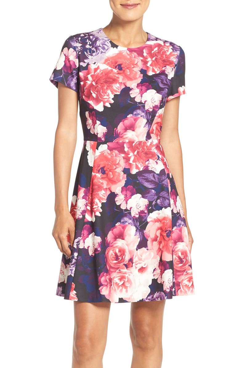 Eliza J Ruched Bodycon Dress, Main, color, 