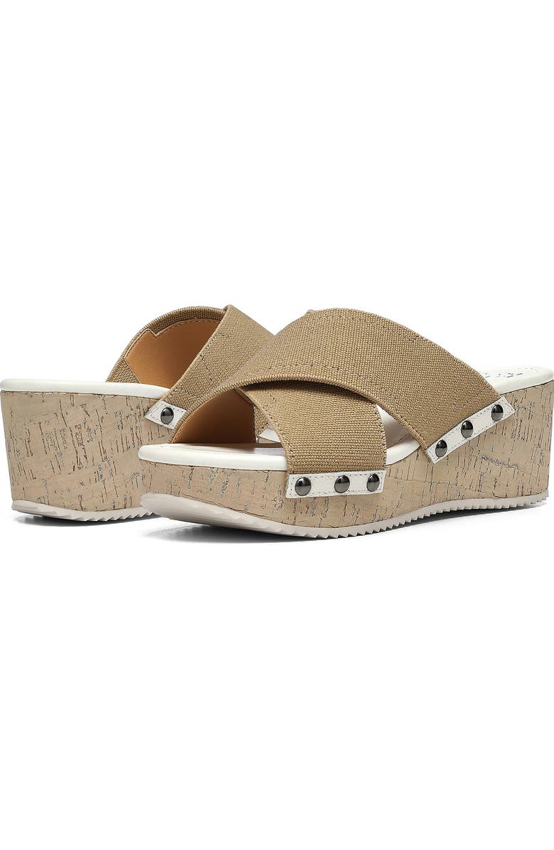 Donald Pliner Summera Wedge Sandal, Alternate, color, Natural-Nat