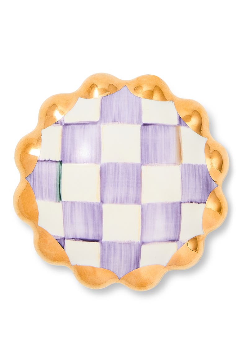 Violet Check Round Knob, Main, color, VIOLET