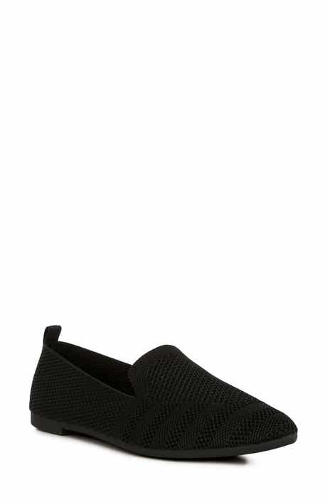 LONDON RAG Akili Textured Knit Pointed Toe Flat