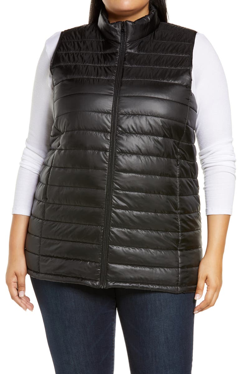 Bobeau Quilted Puffer Vest, Alternate, color, 