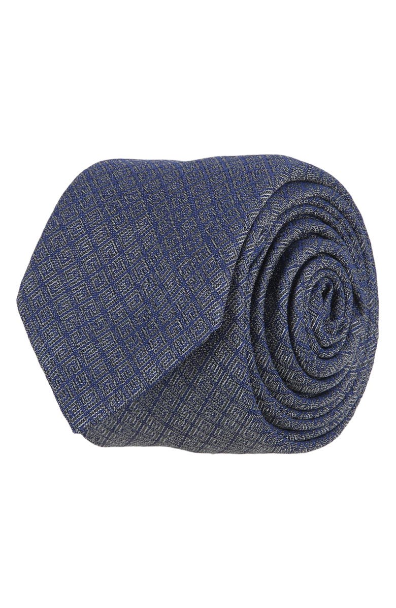 Givenchy 4G Monogram Silk Tie, Main, color,