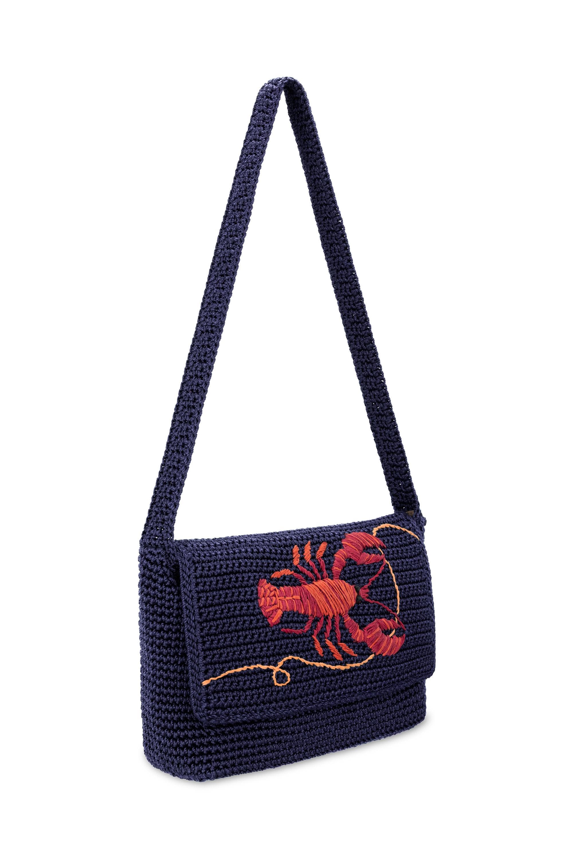 The Sak Marlow Crochet Flap Shoulder, Alternate, color, Lobster