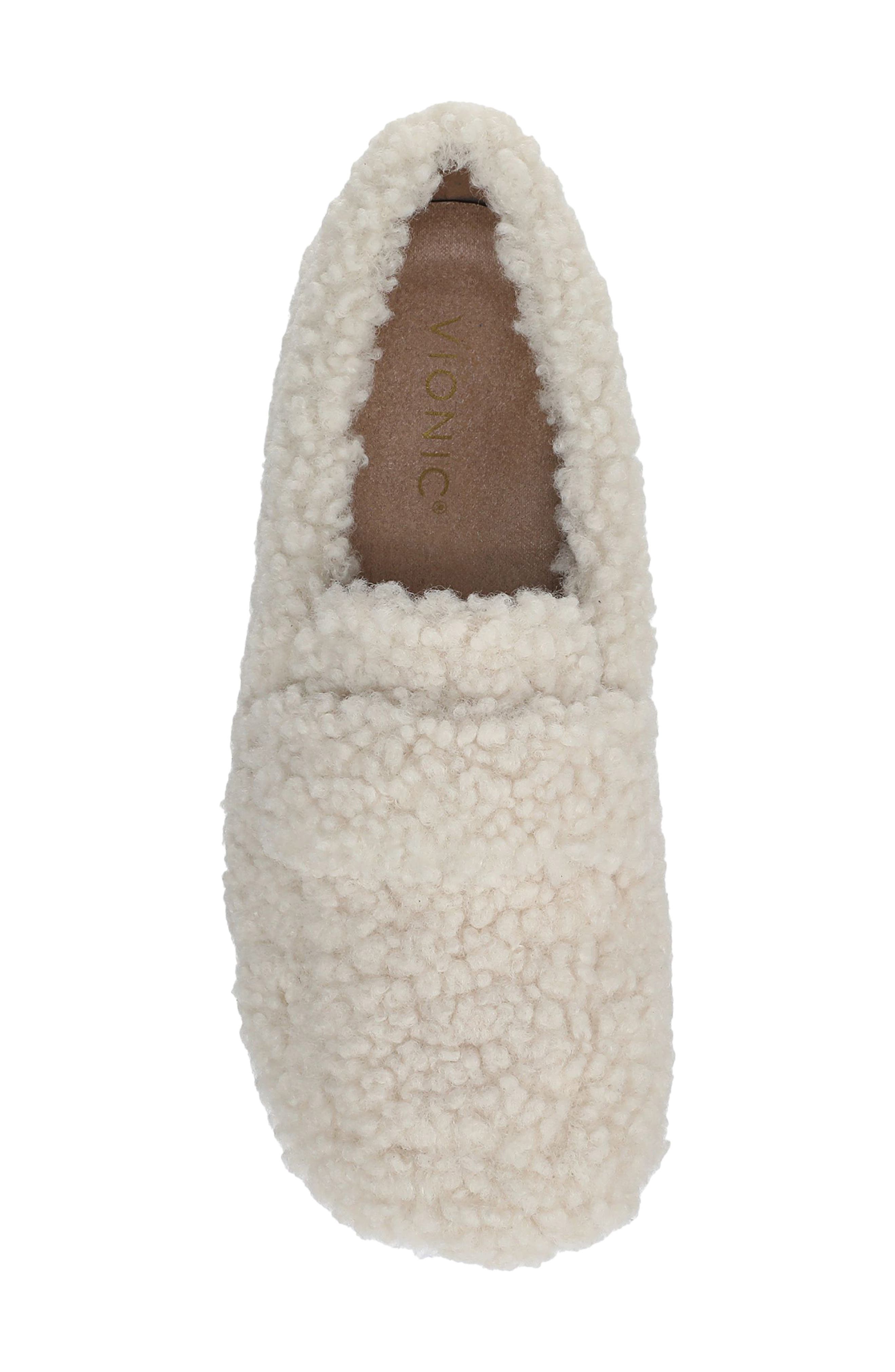 Vionic Snuggle Faux Shearling Slipper, Alternate, color, Cream