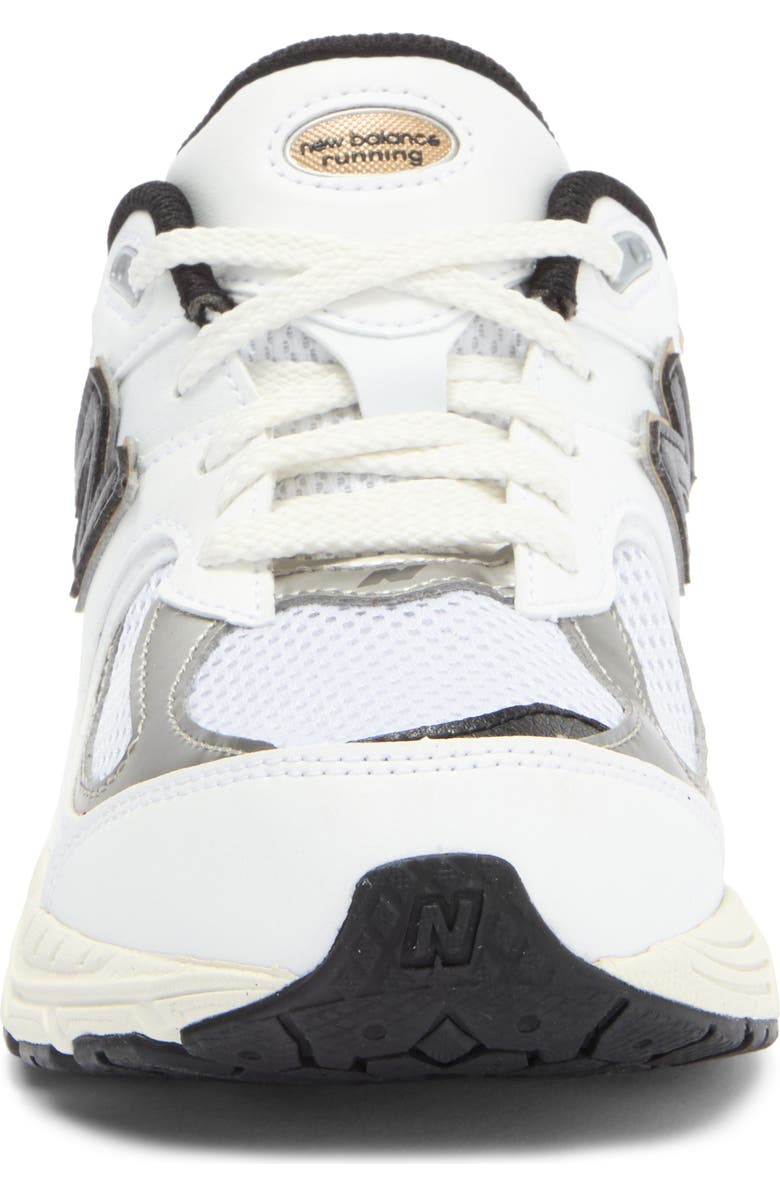 New Balance Kids' 2002R Sneaker, Alternate, color, White/ Black