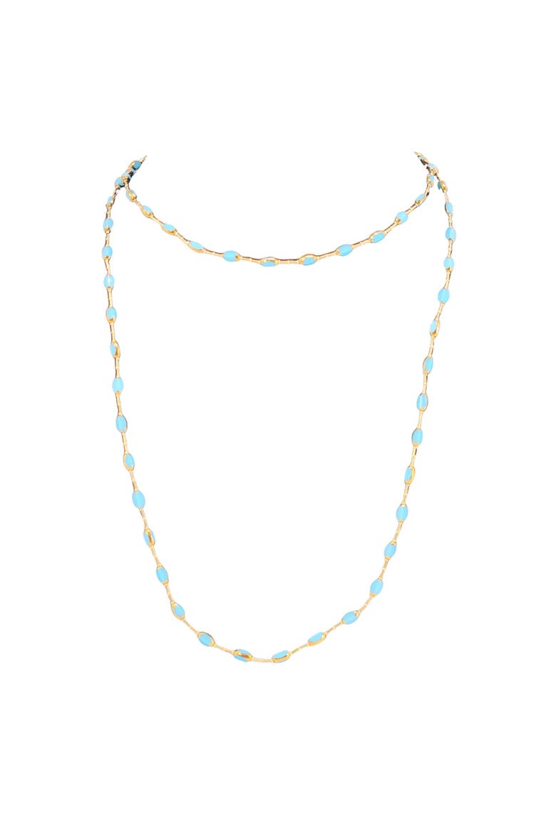 Turquoise Bead Necklace, Alternate, color, turquoise