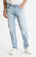 JACHS Relaxed Straight Fit 5-Pocket Denim Pants