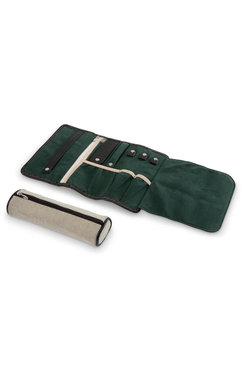 Stephanie Johnson Tropea Onyx Ashley Jewelry Roll, Alternate, color, Black