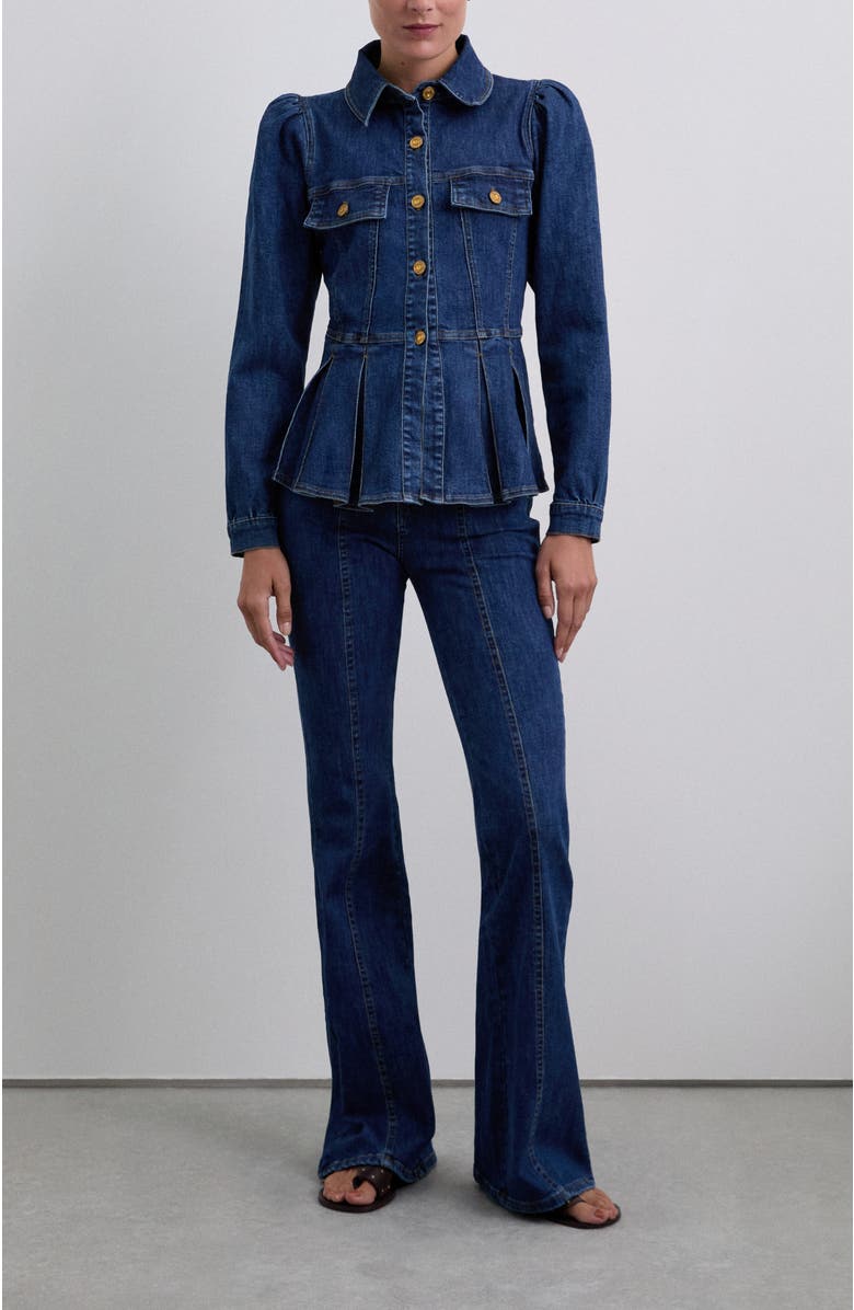 Scalpers Candyseams Shirt, Alternate, color, Indigo