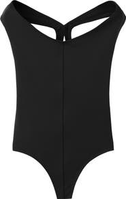 MANGO Fitted Open Back Bodysuit