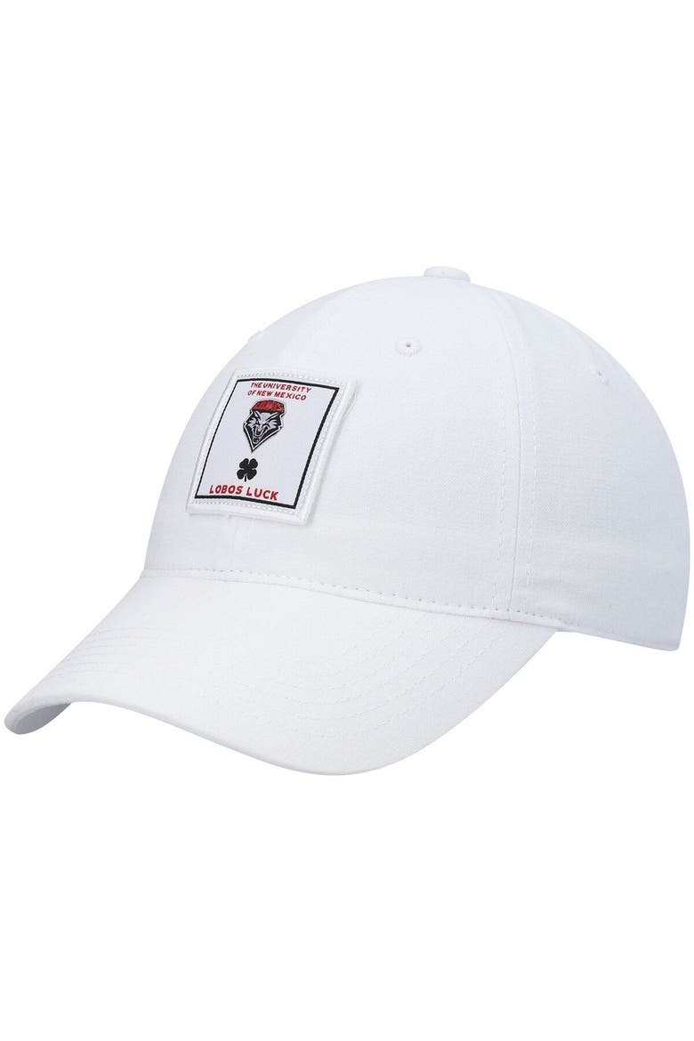 Men's White New Mexico Lobos Dream Adjustable Hat, Main, color, White