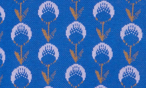 Original Penguin Jacquard Floral Top In Blue