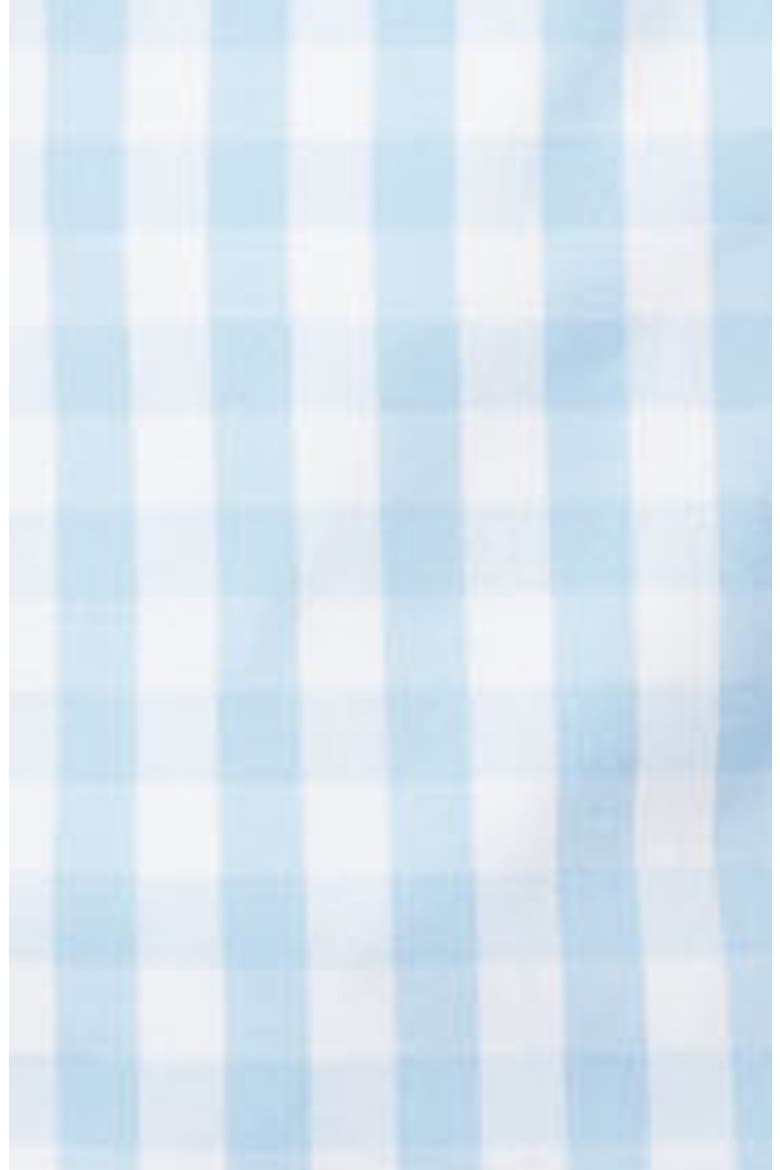 Gingham Cotton Pajama Set, Alternate, color, BLUE