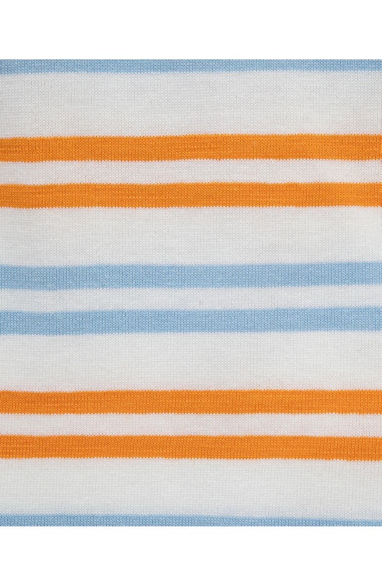 Little Me Stripe T-Shirt & Giraffe Shortall Set, Alternate, color, Grey