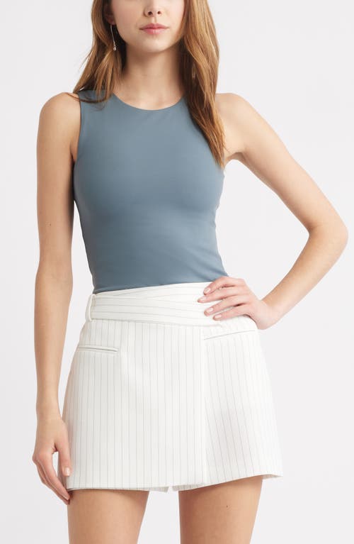 Open Edit Smooth Edit Crewneck Tank In Blue Weather