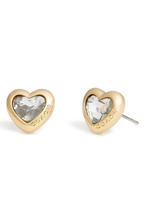 Heart Stud Earrings
