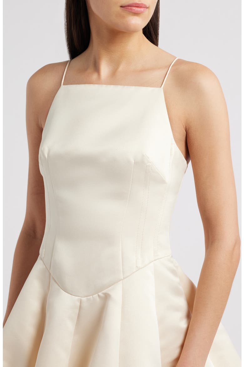 Jake Satin Minidress, Alternate, color, CHAMPAGNE