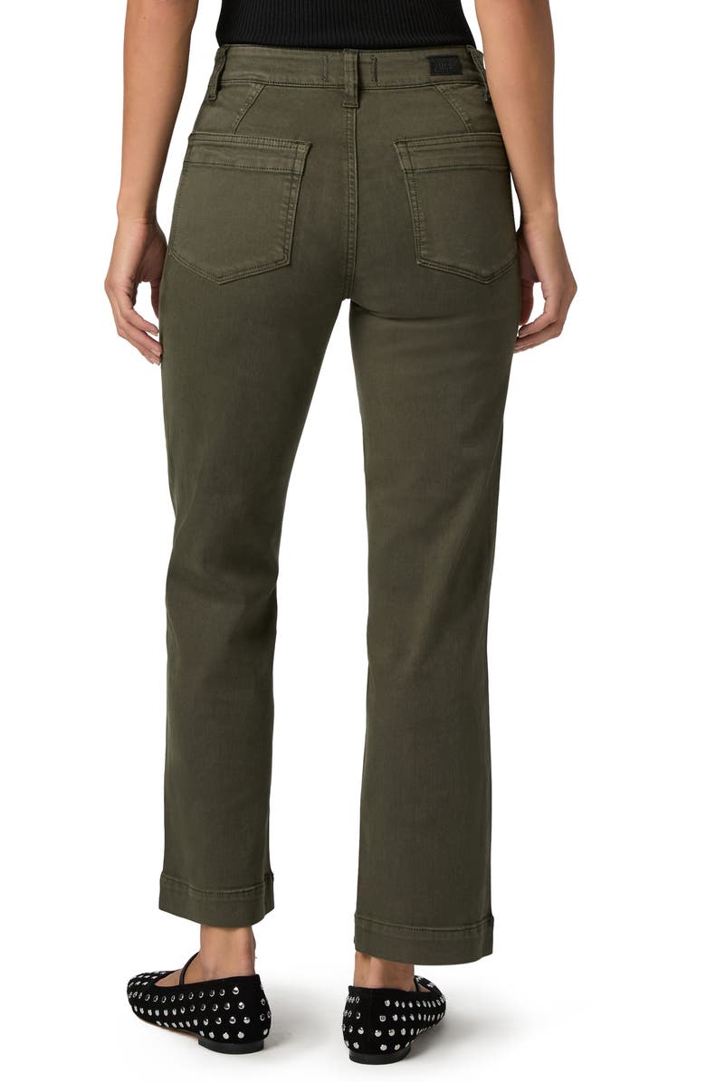 PAIGE Quincy Ankle Straight Leg Jeans, Alternate, color, Vintage Forest Moss